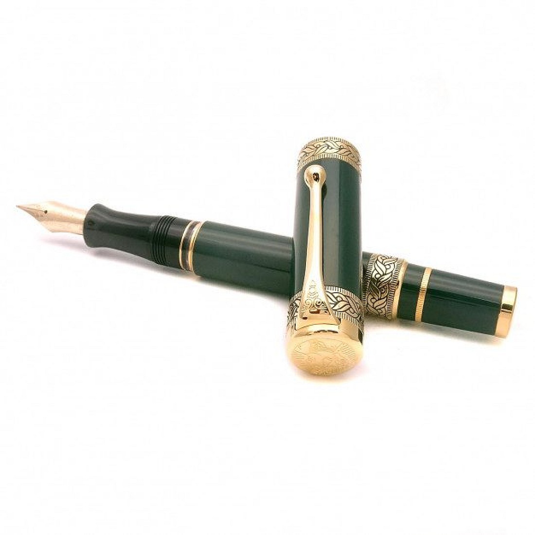 Aurora Dante Alighieri Green Limited Edition F llfederhalter Vulpen Fountain pen